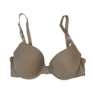 Wacoal 85309 Tan Nude Underwire Contour T-Shirt Bra 32B Smooth Seamless Mens